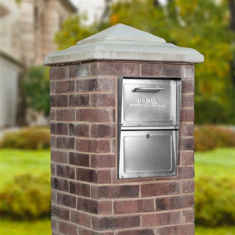 stainless steel mailboxes for doors